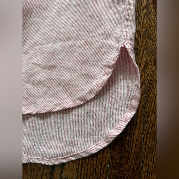 Barbour 100% Linen Marine Blouse - Picture 12 of 17